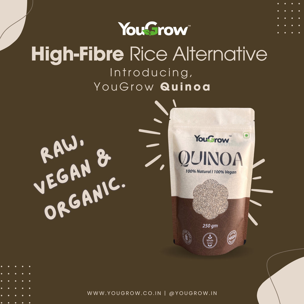 White Quinoa Seeds 250gm | 100% Wholegrain Cereal Superfood