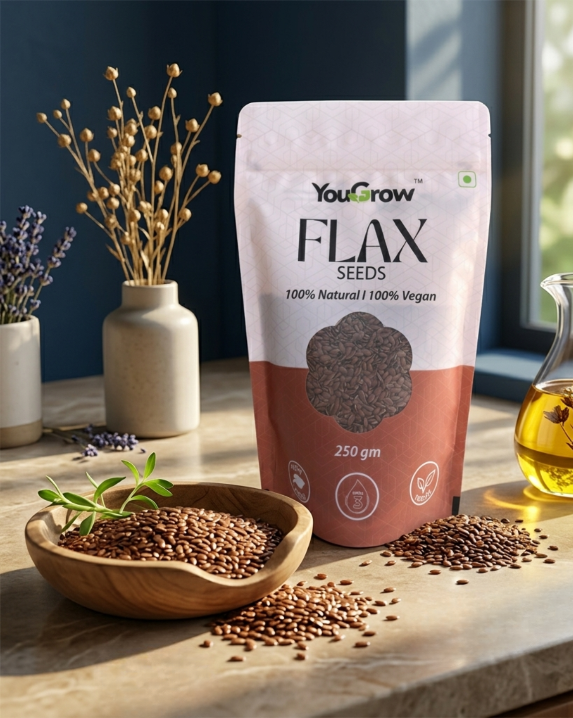 Flax (Alsi) Seeds 250g - (PACK OF 2)