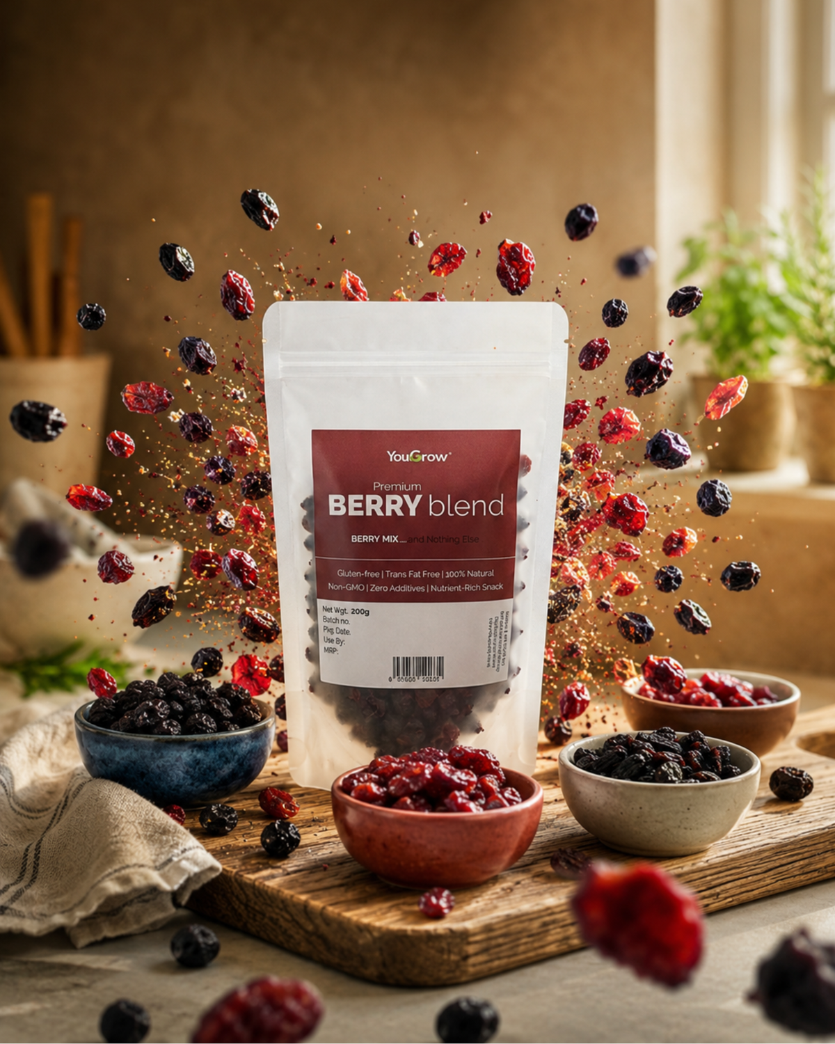Berry Blend (Mix) - 200g | Dried Berries & Raisins