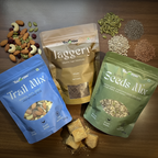The Ultimate Wellness Trio: Natural Jaggery Powder, Power Trail Mix, & Super Seeds Combo