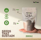 Chia (Sabja) Seeds 250g | Rich in Calcium, Protein and Fiber