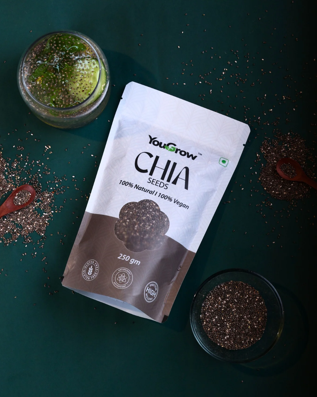 Chia (Sabja) Seeds 250g | Rich in Calcium, Protein and Fiber