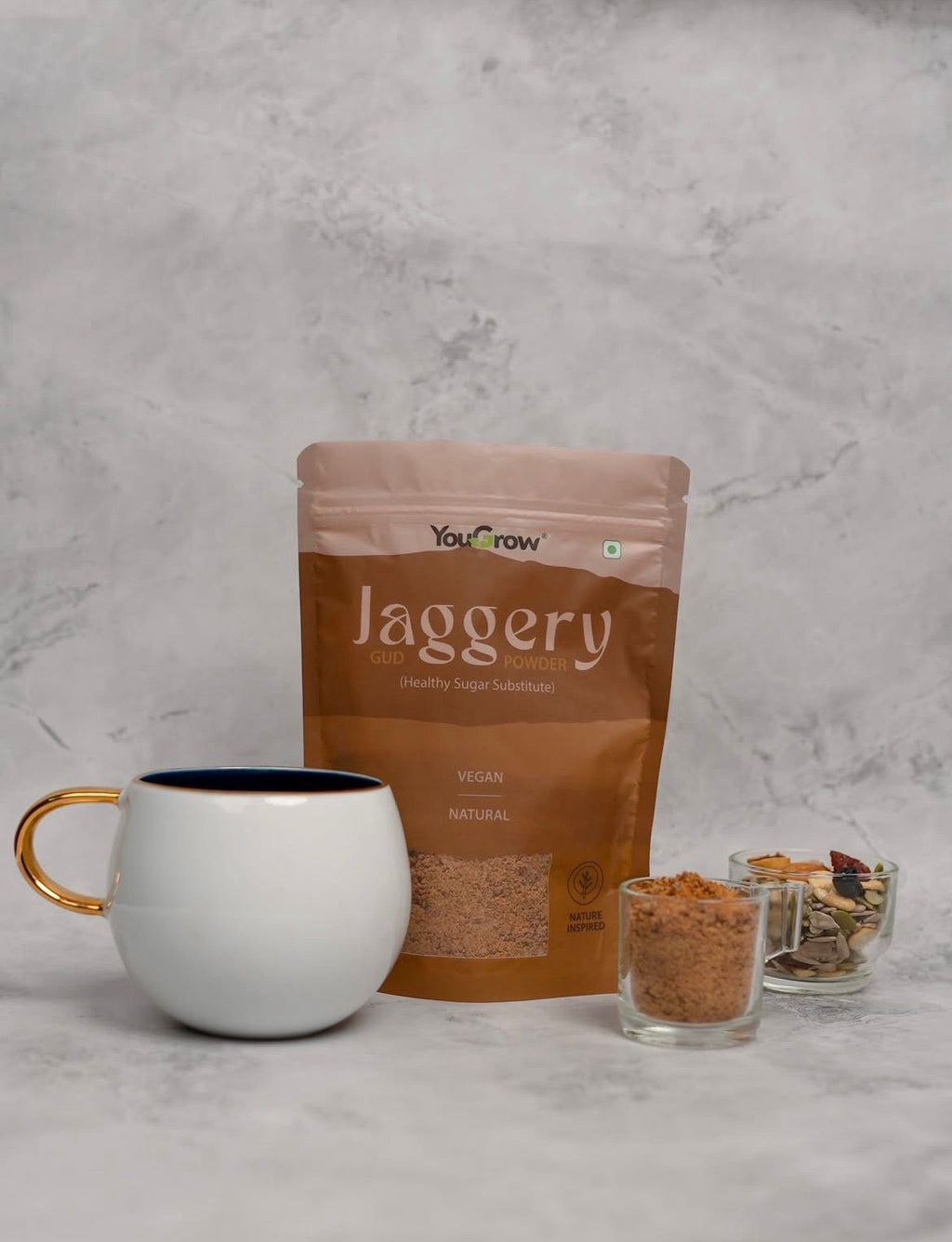 Artisan Sweetener & Crunch Duo - Jaggery Powder & Sesame Seeds Combo