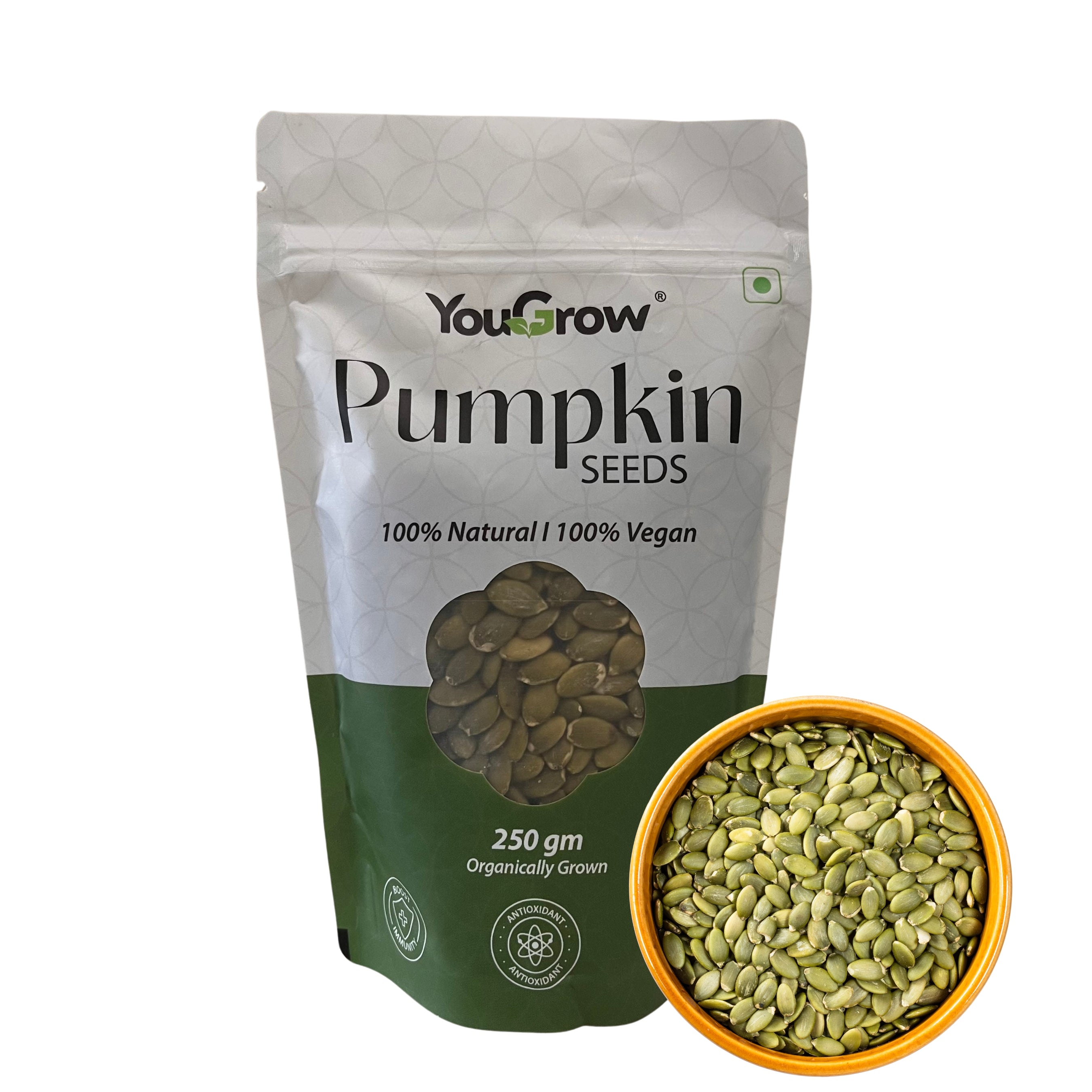 Pumpkin (Kaddu) Seeds 250gm | Immunity Booster & Weight Management | Available in Pack of 2 & 3