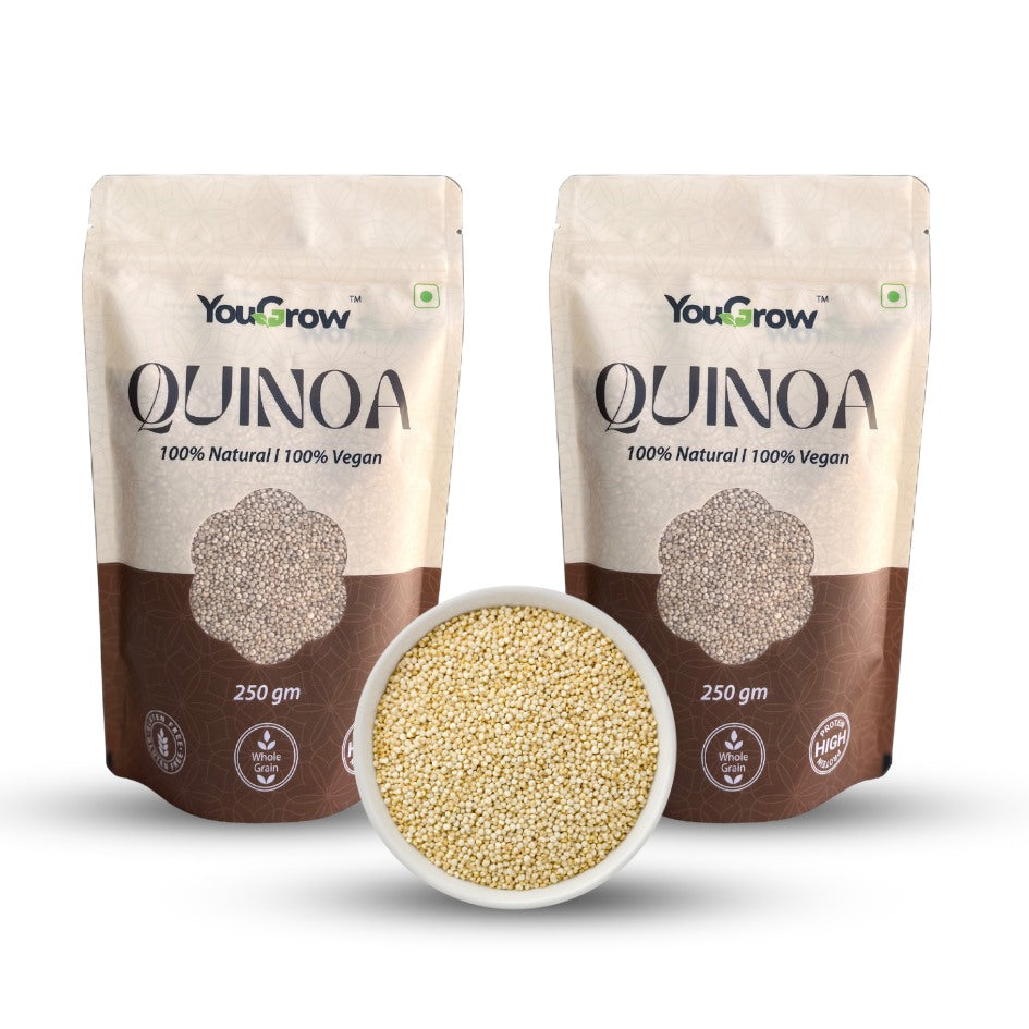 White Quinoa Seeds 250gm | 100% Wholegrain Cereal Superfood