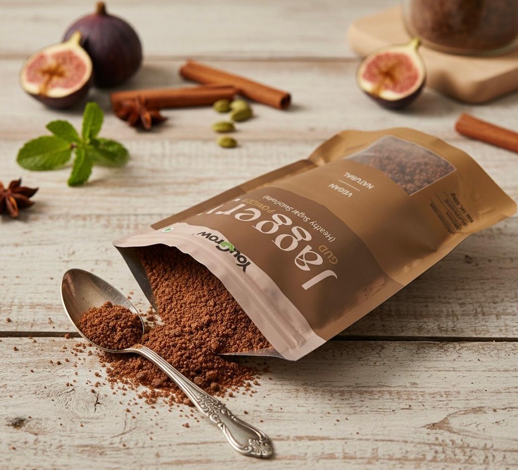 Jaggery Powder 500g - Vegan & Natural Sweetener | Healthy Sugar Substitute